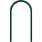 Runde st�lr�rsb�jler | � 48 mm x 2,5 mm | til indst�bning i beton | uden tv�rstang | totalbredde: ca. 650 mm | varmgalvaniseret og lakeret, farve: gr�n (RAL 6005)